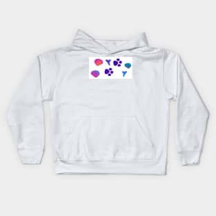 Paw Prints, Fossils, &Shells Kids Hoodie